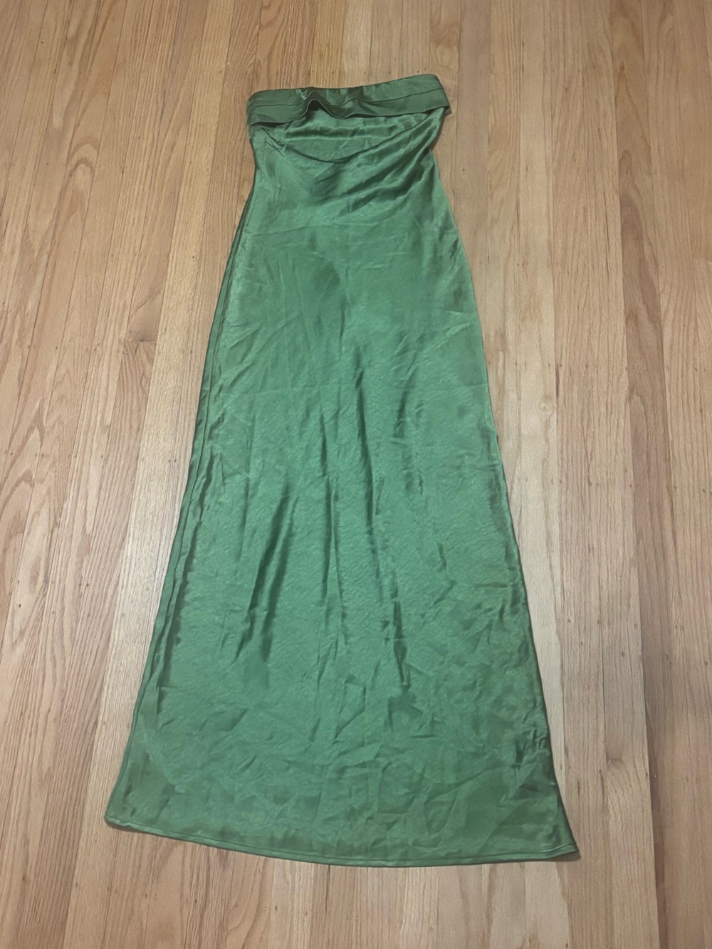 Hello Molly Strapless Satin Maxi Dress - Picture 3 of 6